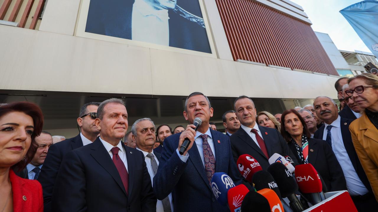 CHP Lideri Özgür Özel Mersin'de: 