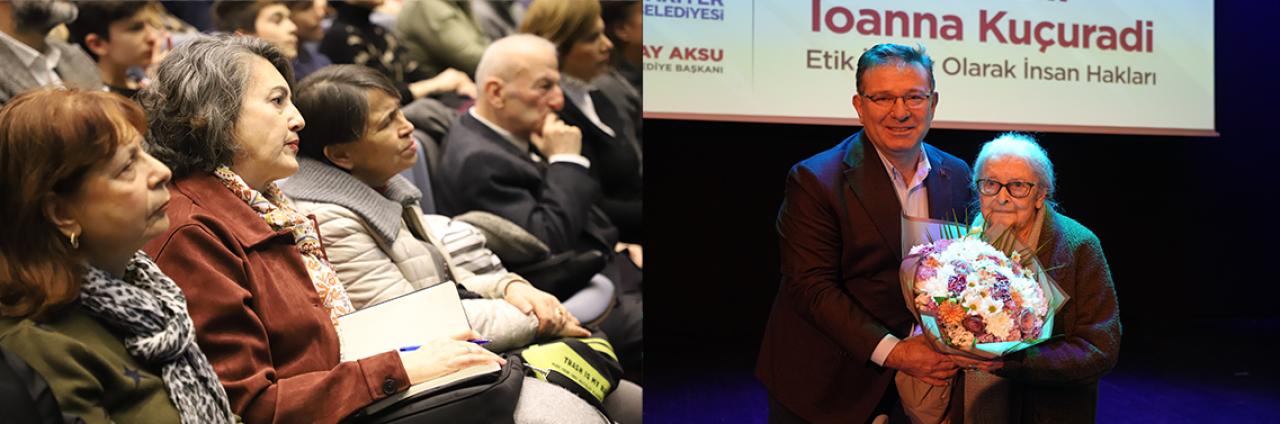 SARIYER BELEDİYESİ FELSEFE GÜNLERİ IOANNA KUÇURADİ İLE BAŞLADI