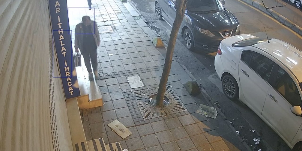 KAĞITHANE BİR GARİP HIRSIZLIK KAMERADA: ALET ÇANTASINI ALIP KAÇTI