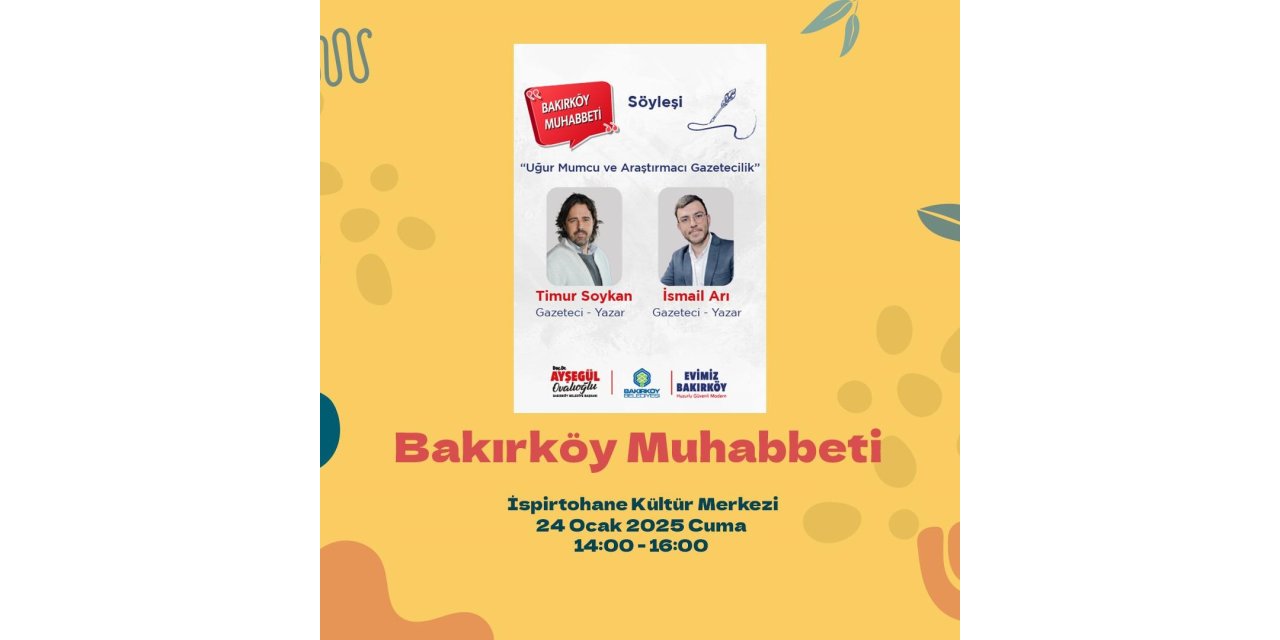 BAKIRKÖY BELEDİYESİ UĞUR MUMCU İÇİN SERGİ VE SÖYLEŞİ DÜZENLEYECEK