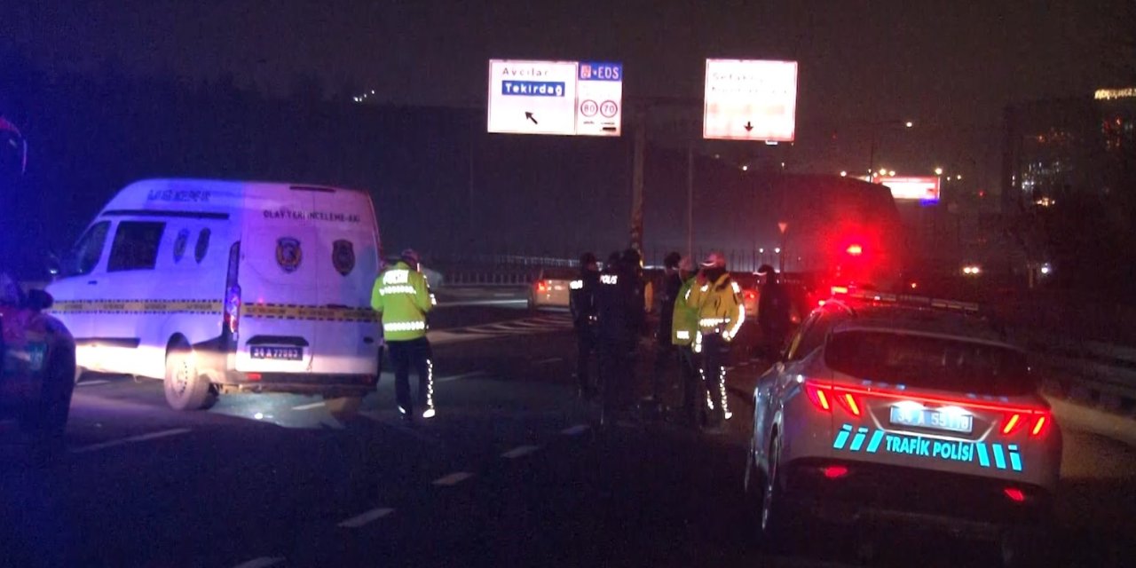 E-5’TE YAN YOLDA FECİ KAZA: OTOMOBİLİN ÇARPTIĞI YAYA ÖLDÜ