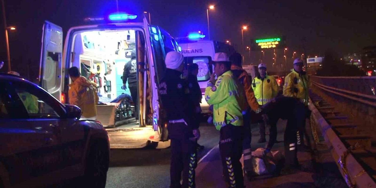 KAĞITHANE’DE ÜÇ MOTOSİKLETİN KARIŞTIĞI KAZADA 1 KİŞİ ÖLDÜ