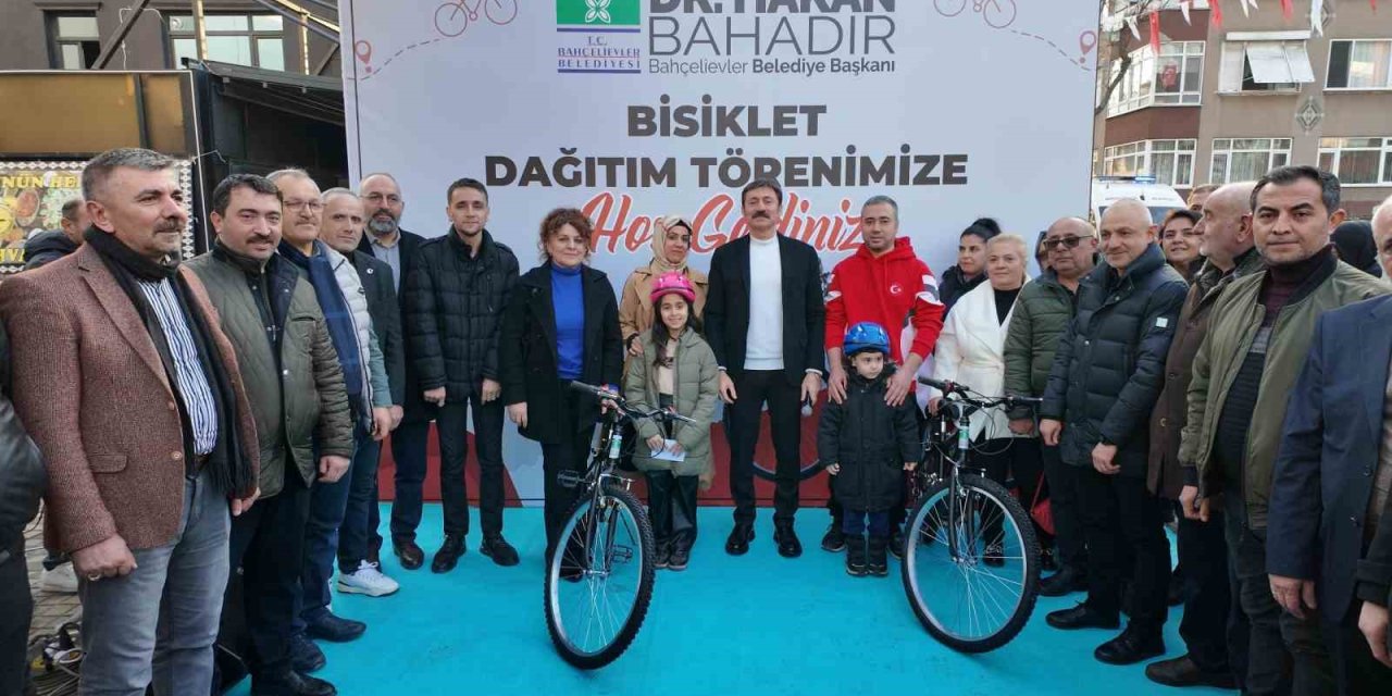 BAHÇELİEVLER BELEDİYESİ 9. BİSİKLET DAĞITIM TÖRENİNİ GERÇEKLEŞTİRDİ
