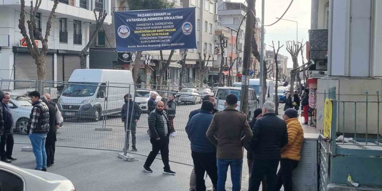 AVCILAR’DA 50 YILLIK SEMT PAZARI DANIŞTAY KARARIYLA KAPATILDI