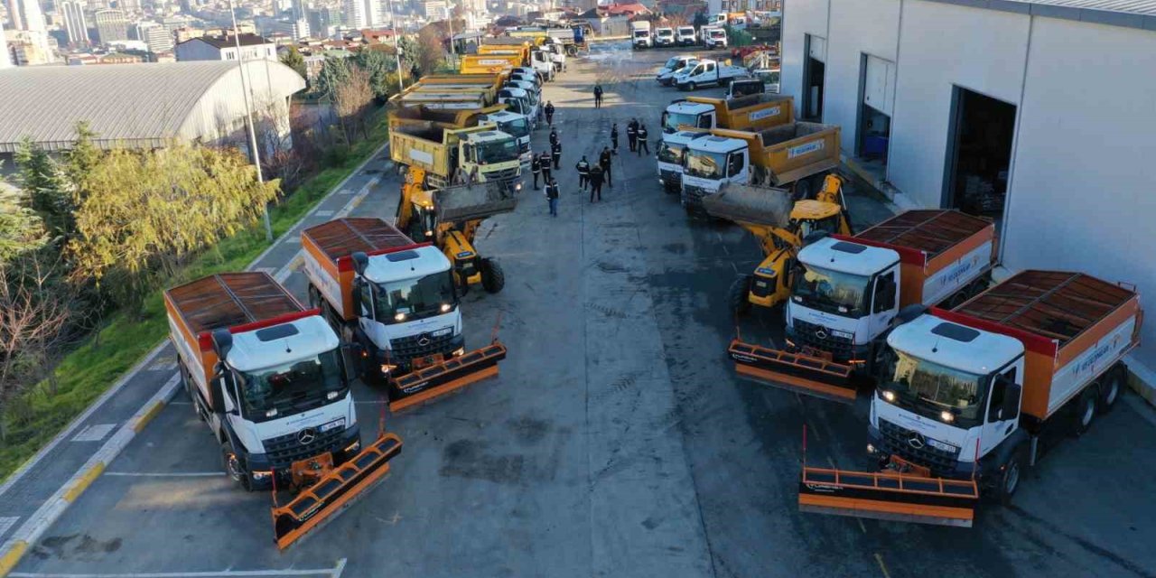 KÜÇÜKÇEKMECE’DE KIŞ SEFERBERLİĞİ:1230 PERSONEL SAHADA