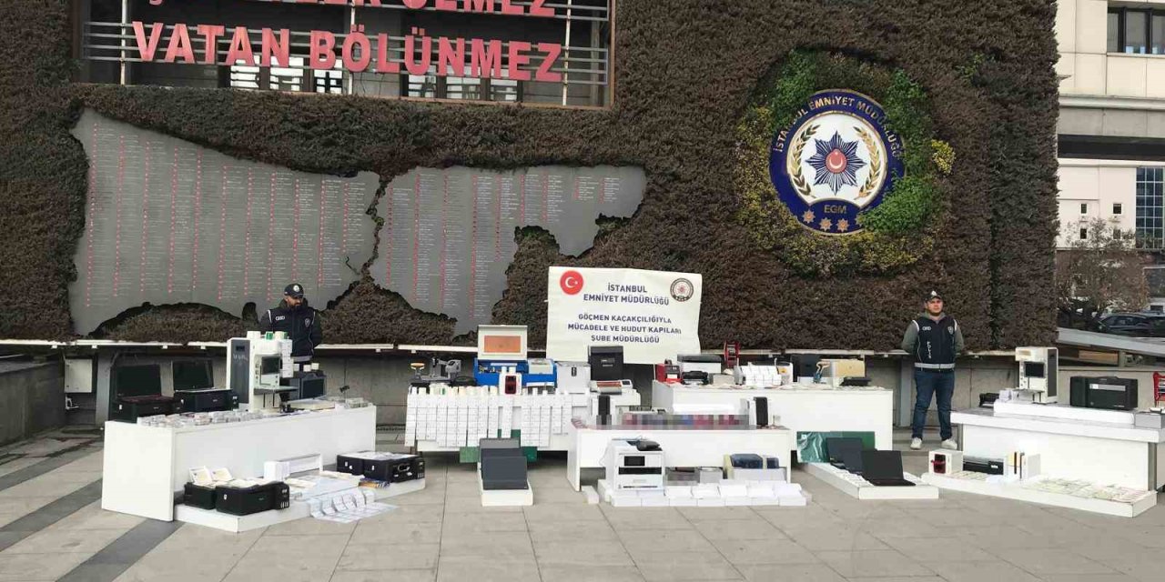 AB ÜLKELERİNE AİT SAHTE PASAPORT VE KİMLİK KARTI BASAN ŞEBEKE ÇÖKERTİLDİ: 5 GÖZALTI