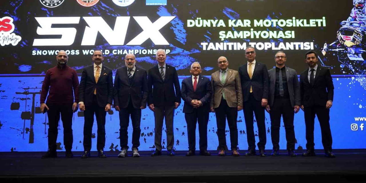 FIM DÜNYA KAR MOTOSİKLETİ ŞAMPİYONASI TANITIM TOPLANTISI GERÇEKLEŞTİRİLDİ