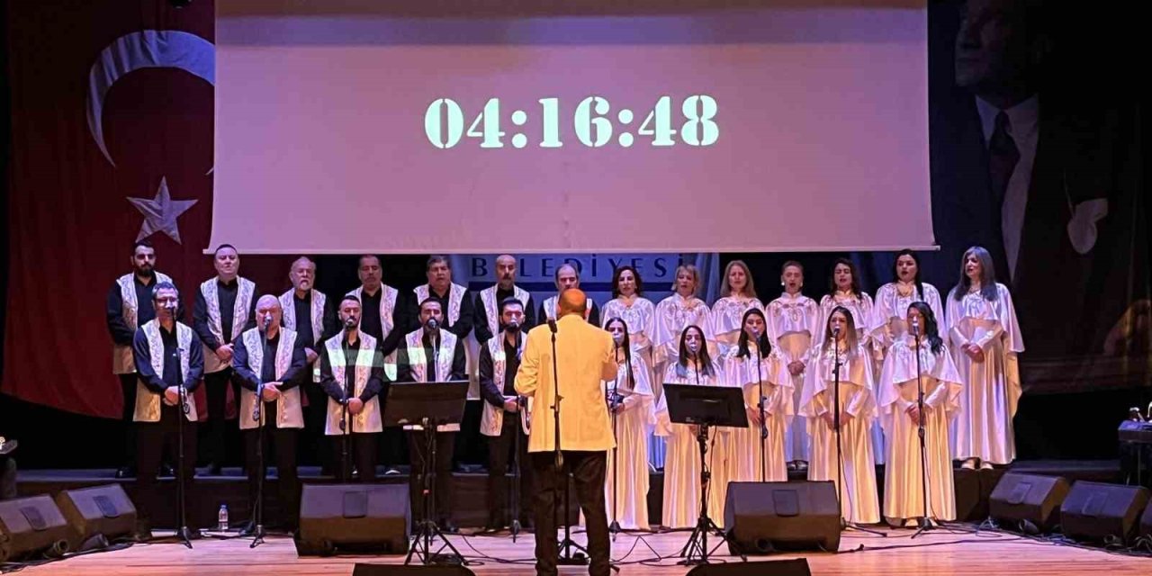 BAHÇELİEVLER’DE, 6 ŞUBAT DEPREMİNİN YIL DÖNÜMÜ ANTAKYA MEDENİYETLER KOROSU İLE ANILDI