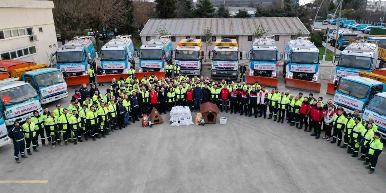 BAHÇELİEVLER KAR YAĞIŞINA HAZIR