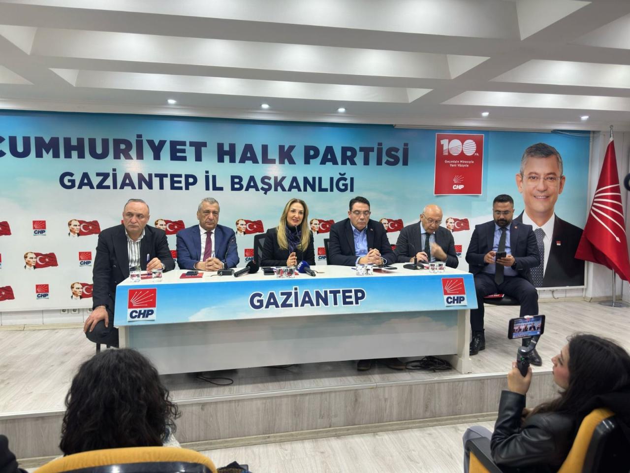 CHP Heyeti 6 Şubat Depremlerinin İkinci Yılında Gaziantep'te
