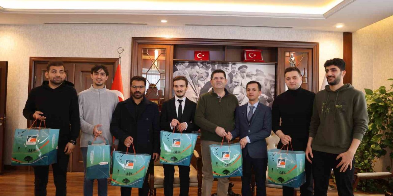 BAŞKAN ÇERKEZ’DEN GOLBOL TAKIMINA DESTEK