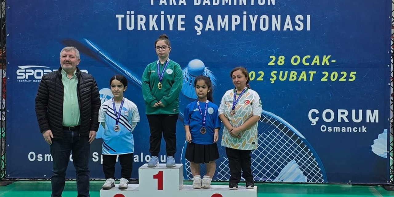 GAZİOSMANPAŞALI SPORCULAR, PARA BADMİNTON ŞAMPİYONASI’NDAN 27 MADALYA İLE DÖNDÜ