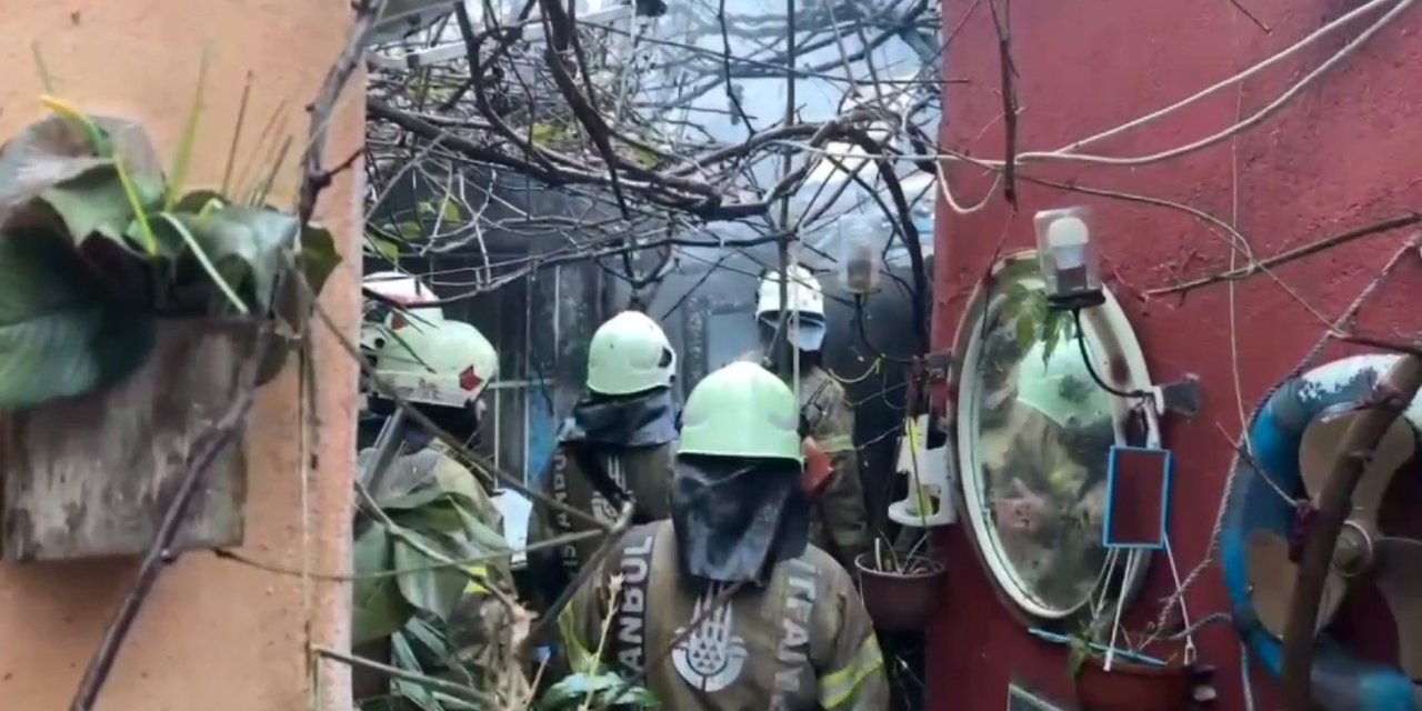 SARIYER’DE GECEKONDU YANGINI