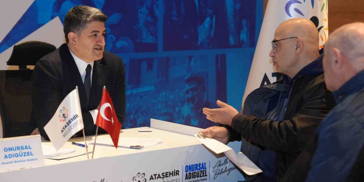 ATAŞEHİR’DE ‘HALK BULUŞMALARI’ BAŞLADI: BAŞKAN ADIGÜZEL VATANDAŞLARLA BİR ARAYA GELDİ