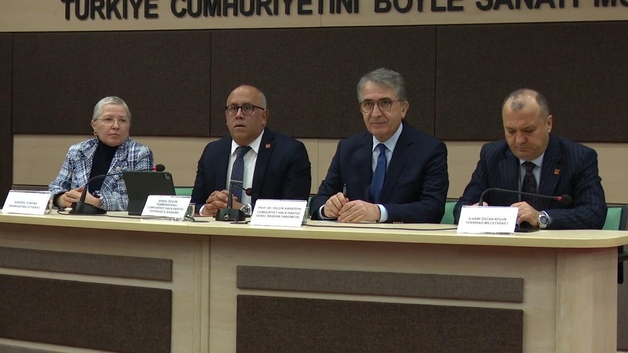 CHP Ekonomi Takımı, Çerkezköy ve Çorlu'yu Ziyaret Etti