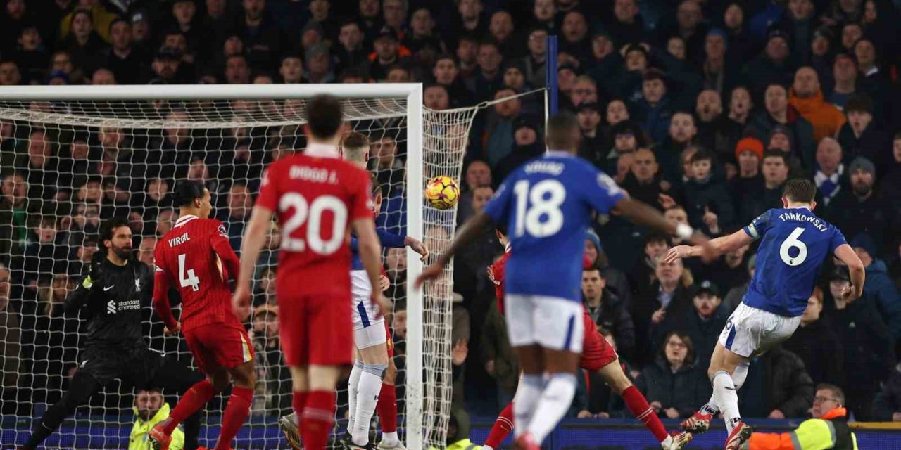 LİVERPOOL DERBİSİNDE EVERTON 90+8’DE PUANI KAPTI