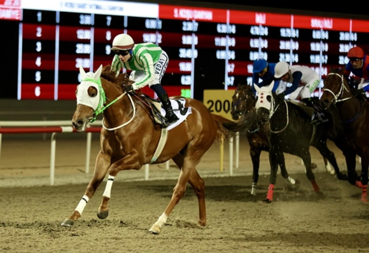 Antalya'da düzenlenen G3 Koşuyu Tonbi kazandı