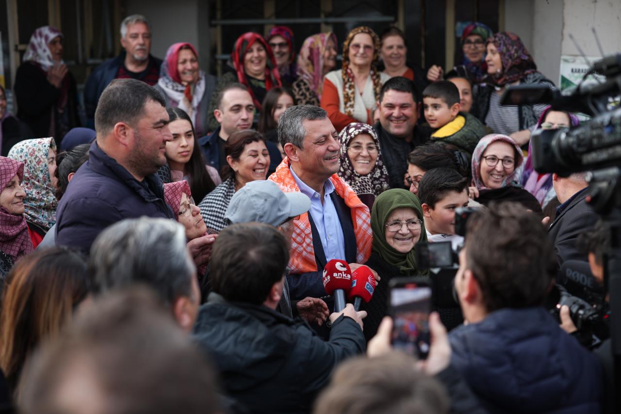 Cumhuriyet Halk Partisi Genel Başkanı Özgür Özel, Manisa Gökkaya’da...