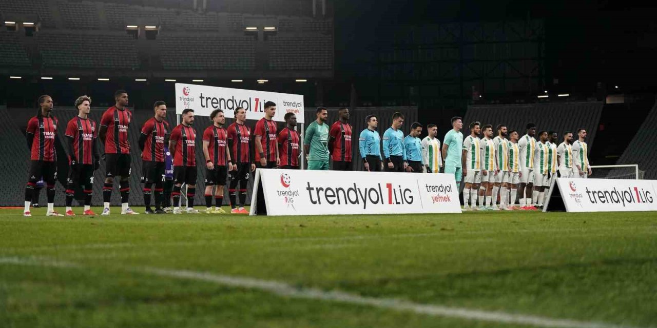 TRENDYOL 1. LİG: FATİH KARAGÜMRÜK: 1 - ŞANLIURFASPOR: 1