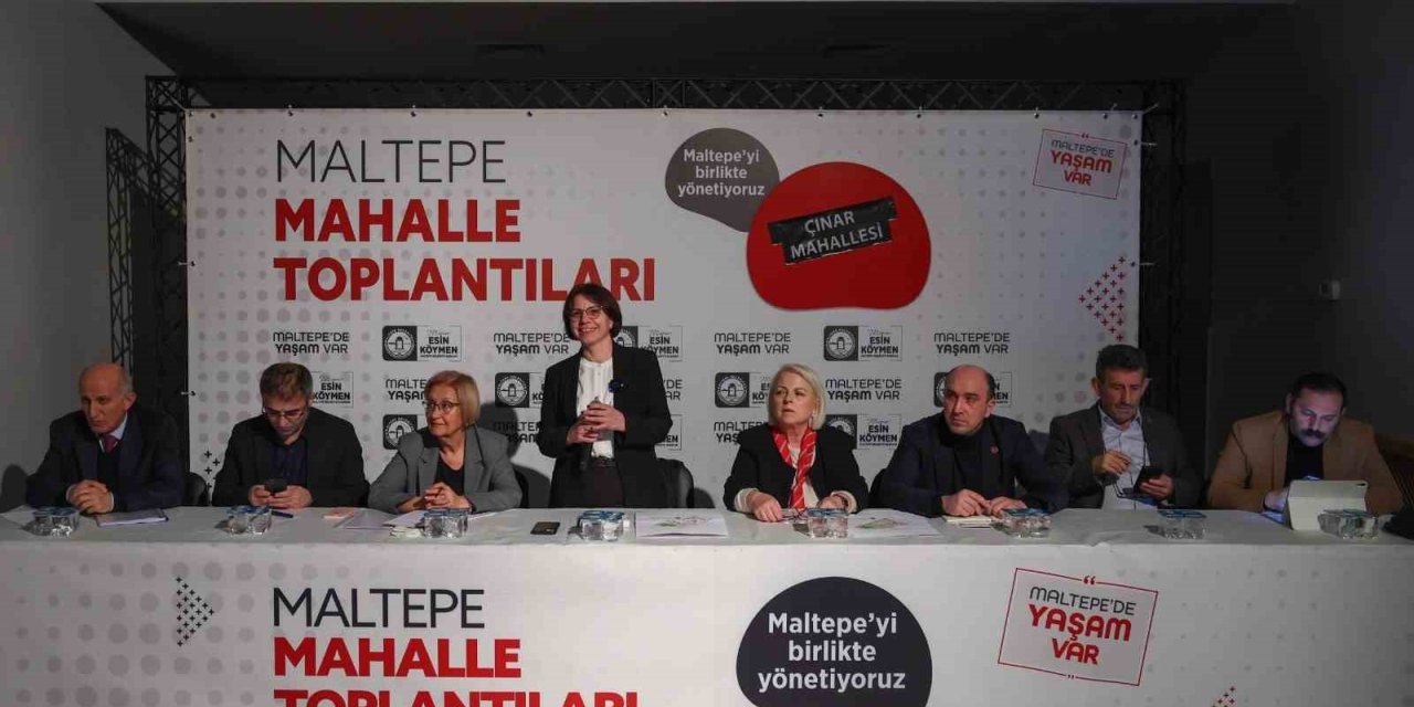 MALTEPE’DE MAHALLE TOPLANTILARININ 12. DURAĞI ÇINAR OLDU