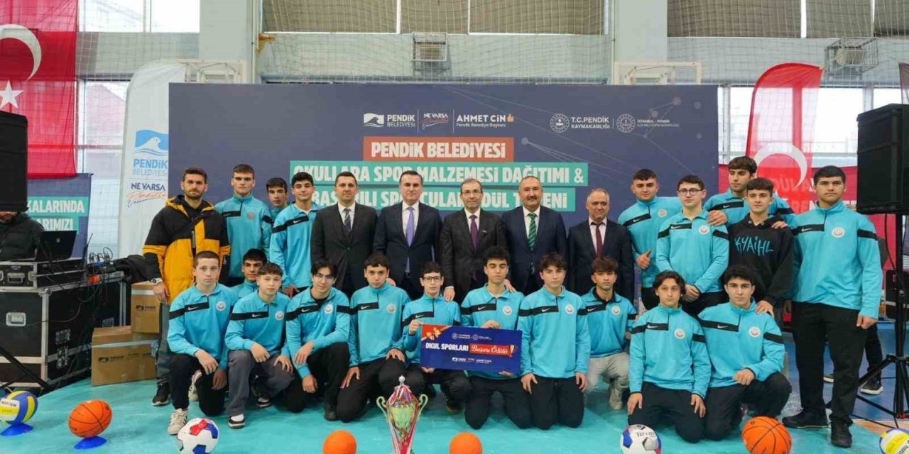 PENDİK’TE SPORA BÜYÜK DESTEK: 172 OKULA 5 MİLYONLUK YARDIM