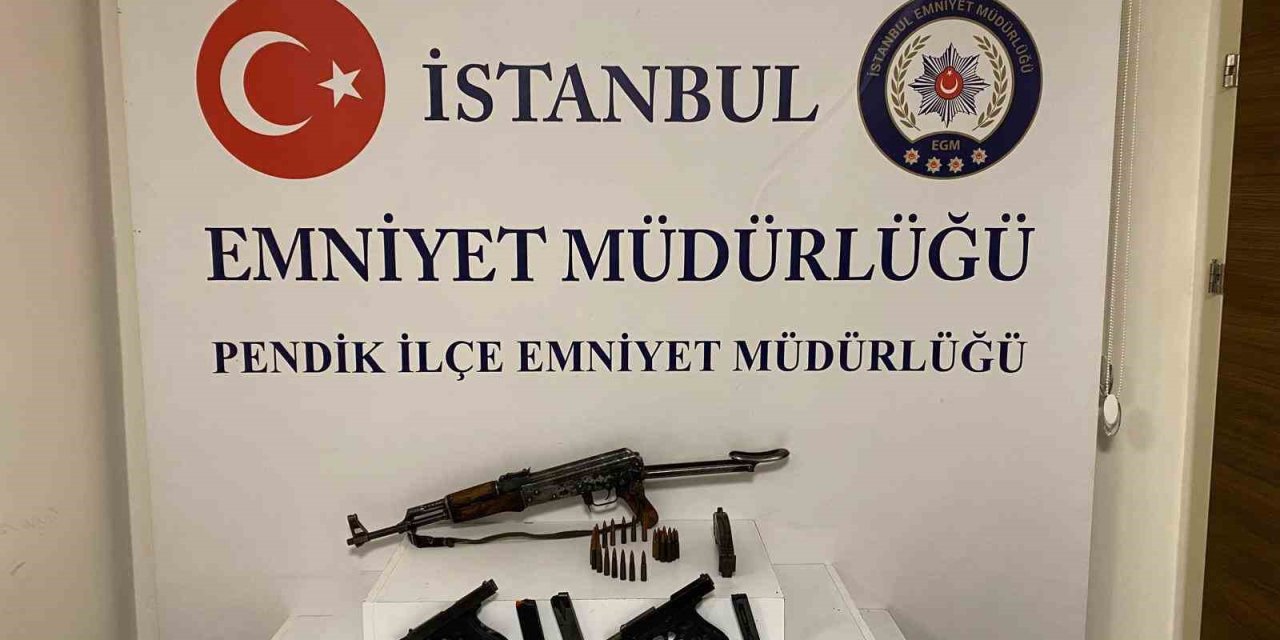 PENDİK’TE RUHSATSIZ SİLAH OPERASYONU: 2 ŞÜPHELİ YAKALANDI
