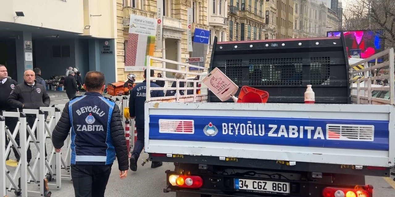 BEYOĞLU’NDA ZABITA EKİPLERİNDEN DUBA OPERASYONU