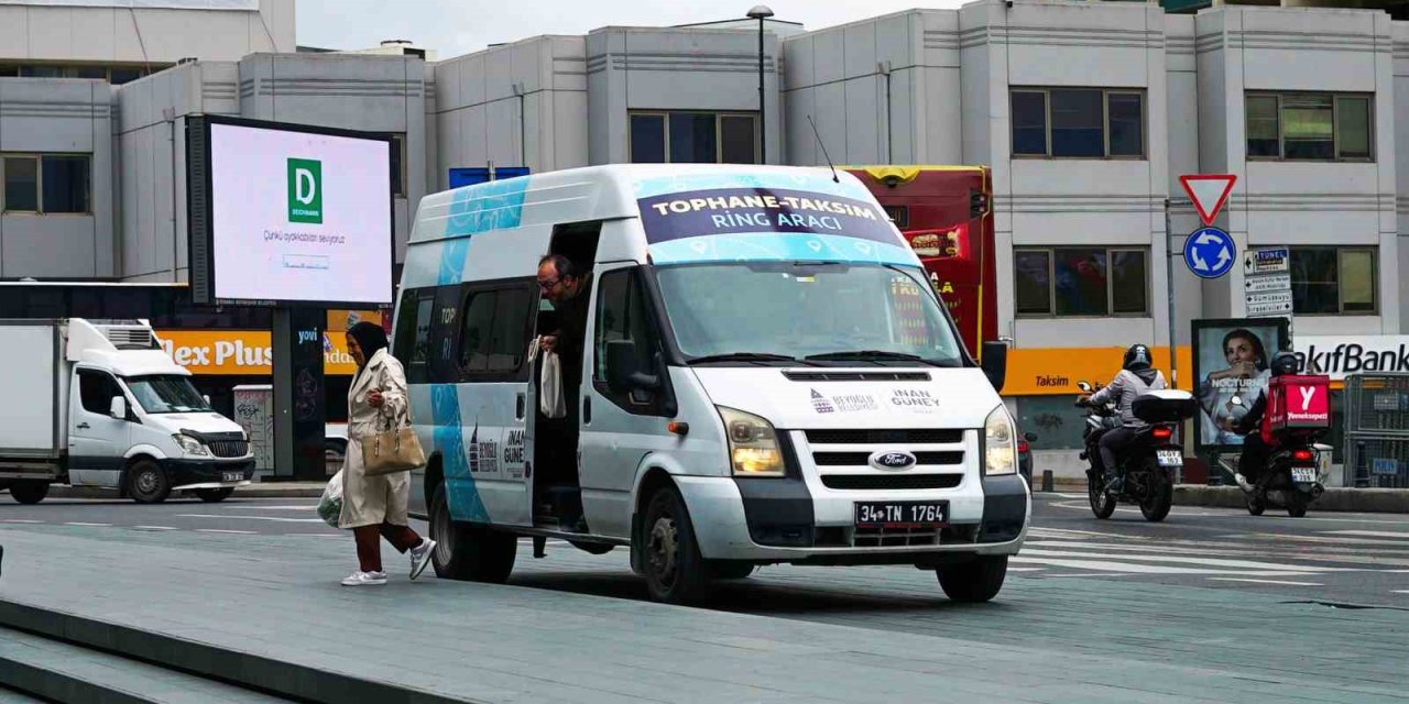 BEYOĞLU’NDA ‘ÜCRETSİZ RİNG SEFERLERİ’ KAR MESAİSİ YAPACAK
