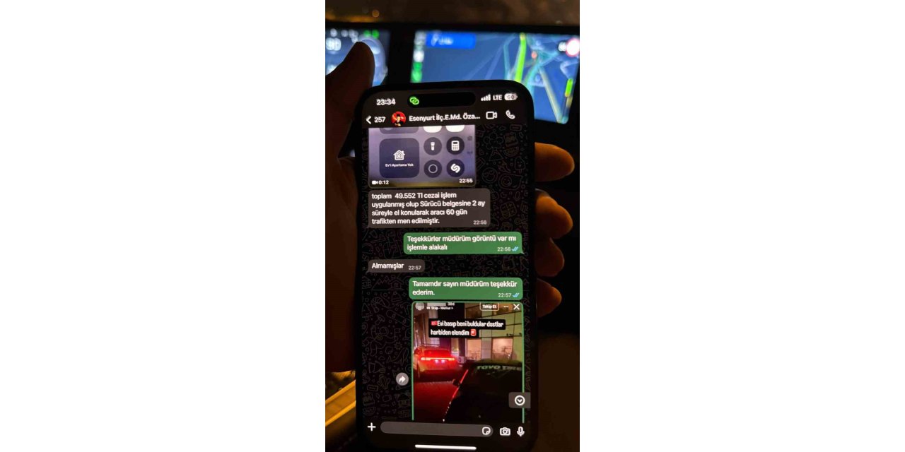 DAKİKALARCA DRİFT ATTI, POLİS YAKALAYINCA SOSYAL MEDYADA "BEN ELENDİM" YAZDI