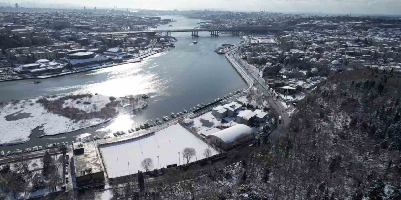 PİERRE LOTİ’DE KARTPOSTALLIK MANZARA HAVADAN GÖRÜNTÜLENDİ