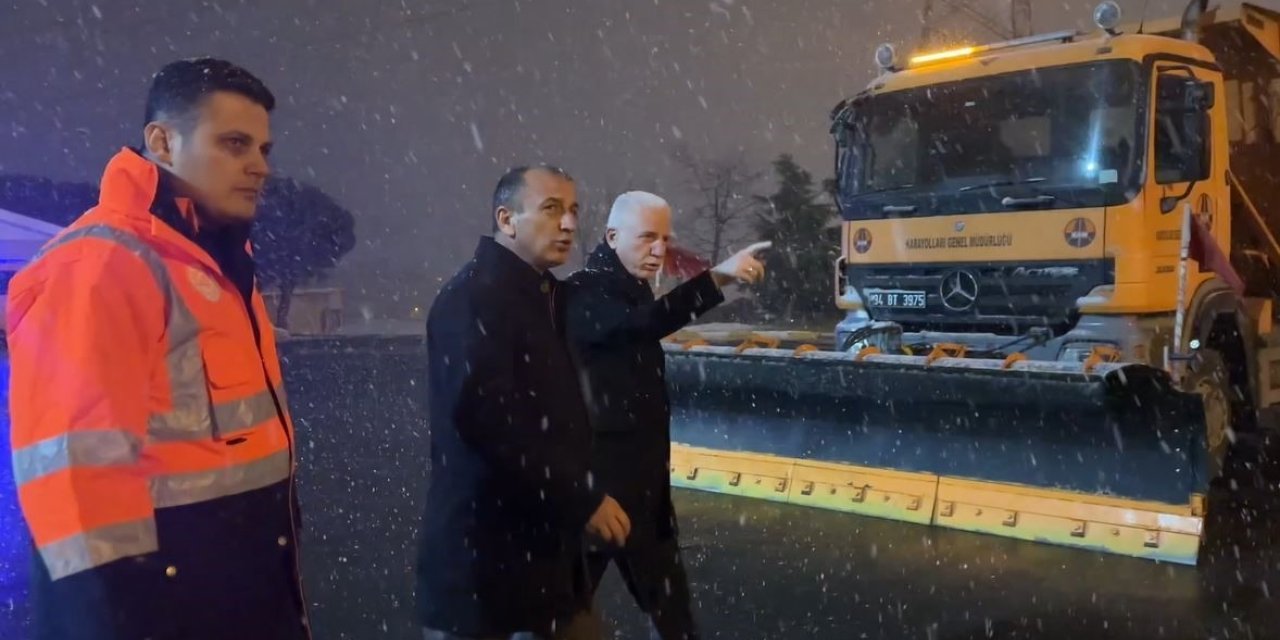 İSTANBUL VALİLİĞİ’NDEN KARLA MÜCADELE DENETİMİ