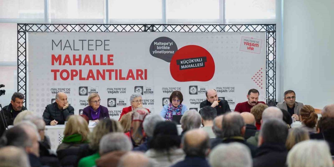 BAŞKAN KÖYMEN, KÜÇÜKYALI SAKİNLERİYLE BULUŞTU