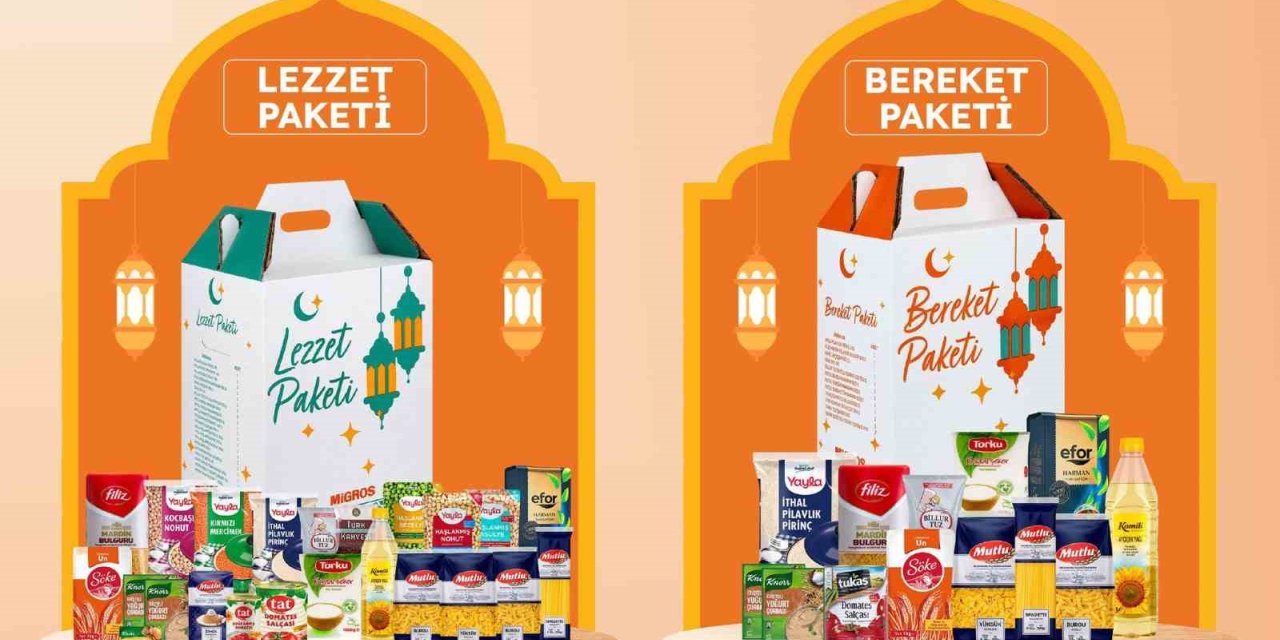 MİGROS, RAMAZAN KOLİLERİNİ TÜKETİCİLERE SUNDU