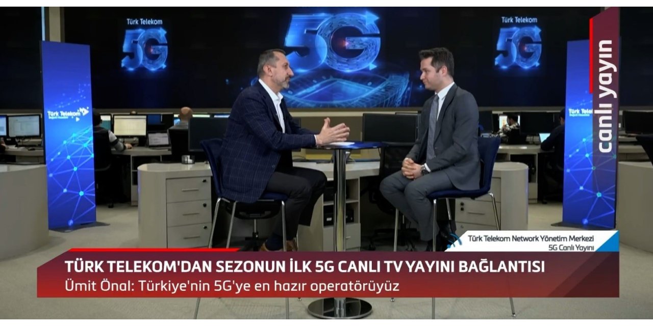 TÜRK TELEKOM’DAN TRENDYOL SÜPER LİGİ’NİN İLK 5G CANLI TV YAYINI BAĞLANTISI