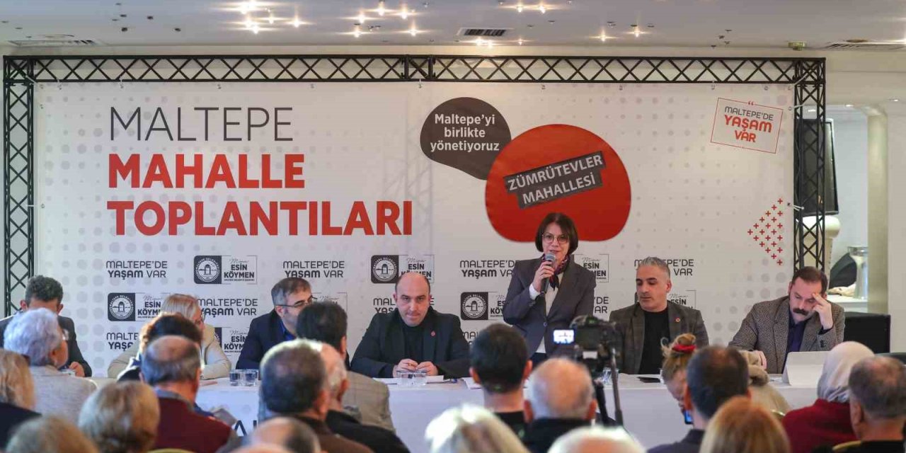 BAŞKAN KÖYMEN, MALTEPE’NİN EN KALABALIK MAHALLESİNE KONUK OLDU