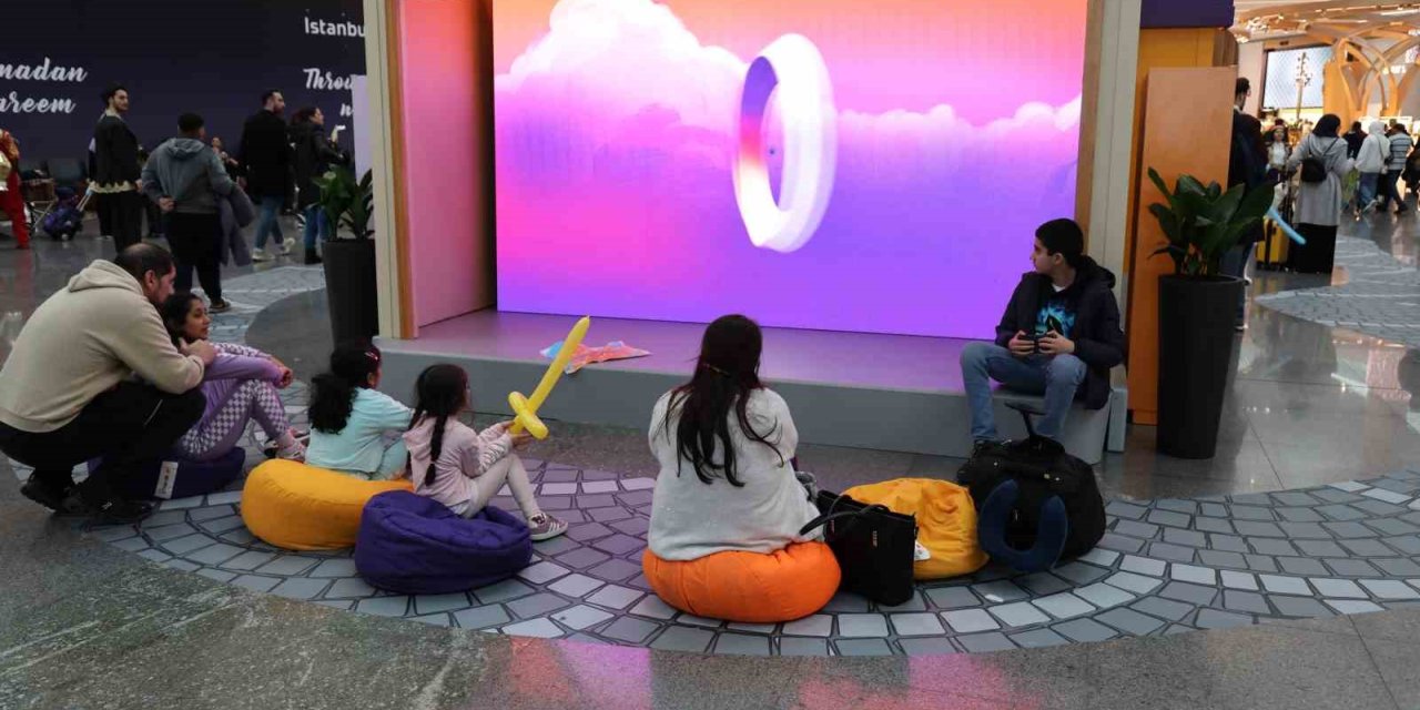İSTANBUL HAVALİMANI’NDAKİ ‘RAMAZAN KÖYÜ’NE YOĞUN İLGİ