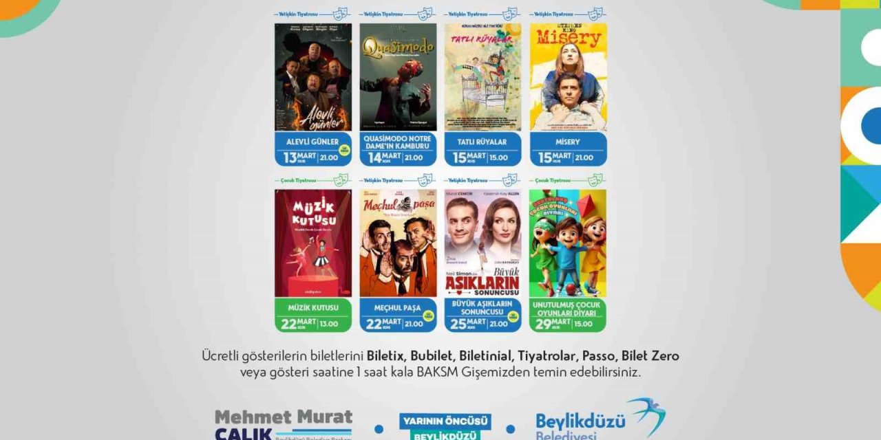 BEYLİKDÜZÜ’NDE KÜLTÜR SANAT ETKİNLİKLERİ MART AYINDA DA DOPDOLU