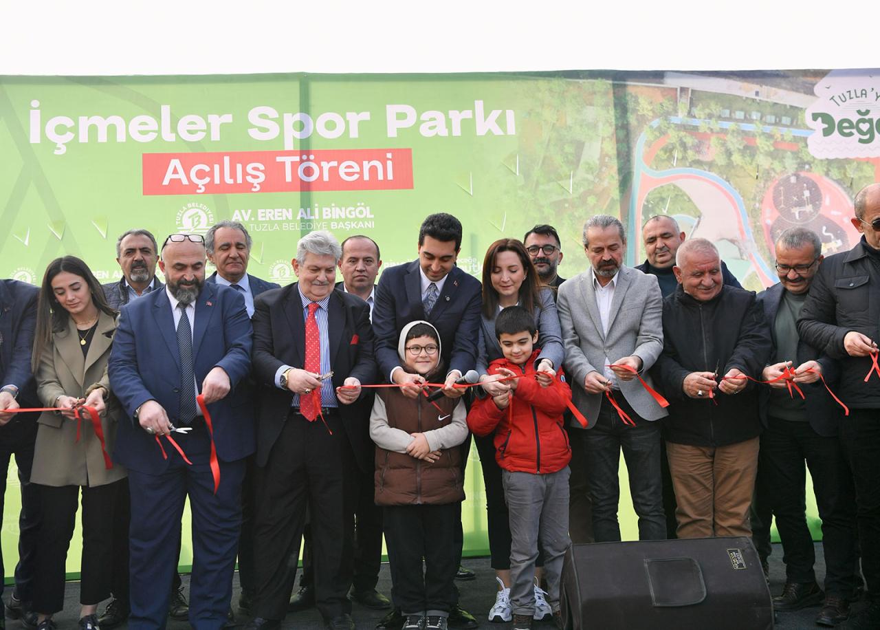 Tuzla’ya bir yeşil alan daha: İçmeler Spor Parkı açıldı