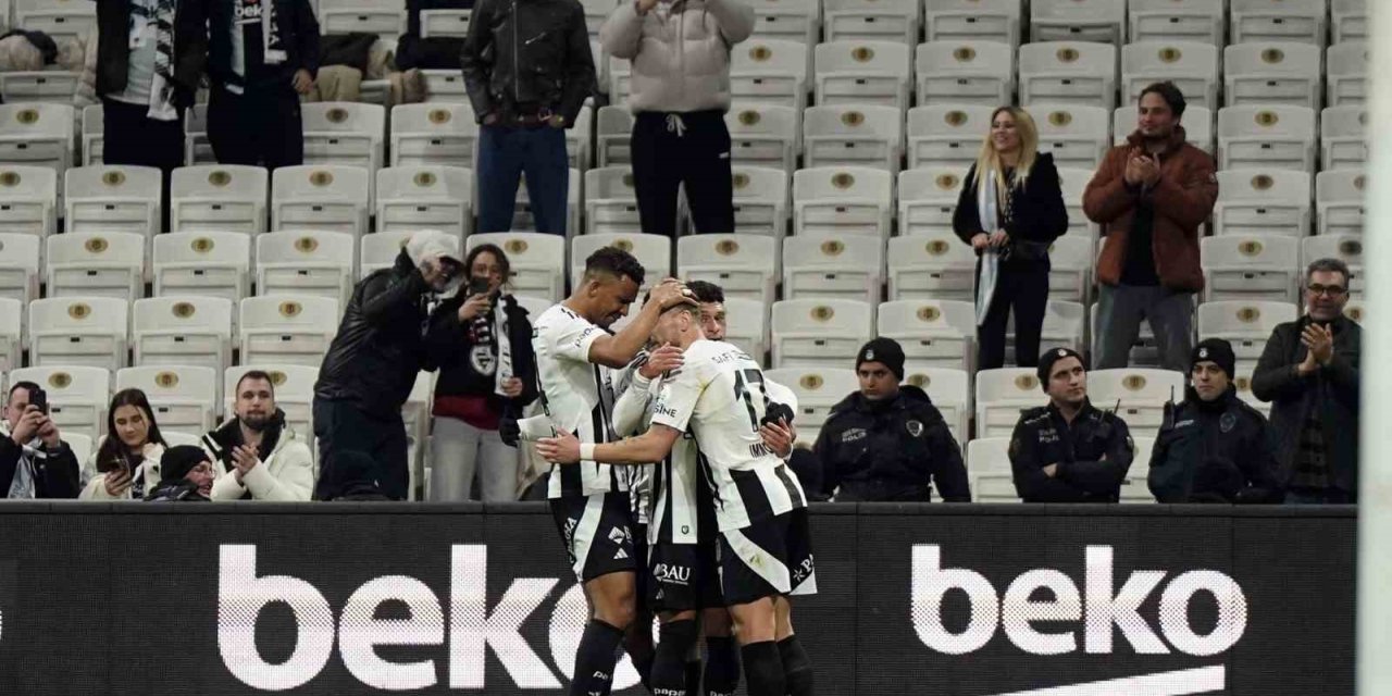 TRENDYOL SÜPER LİG: BEŞİKTAŞ: 1 - KAYSERİSPOR: 0 (İLK YARI)