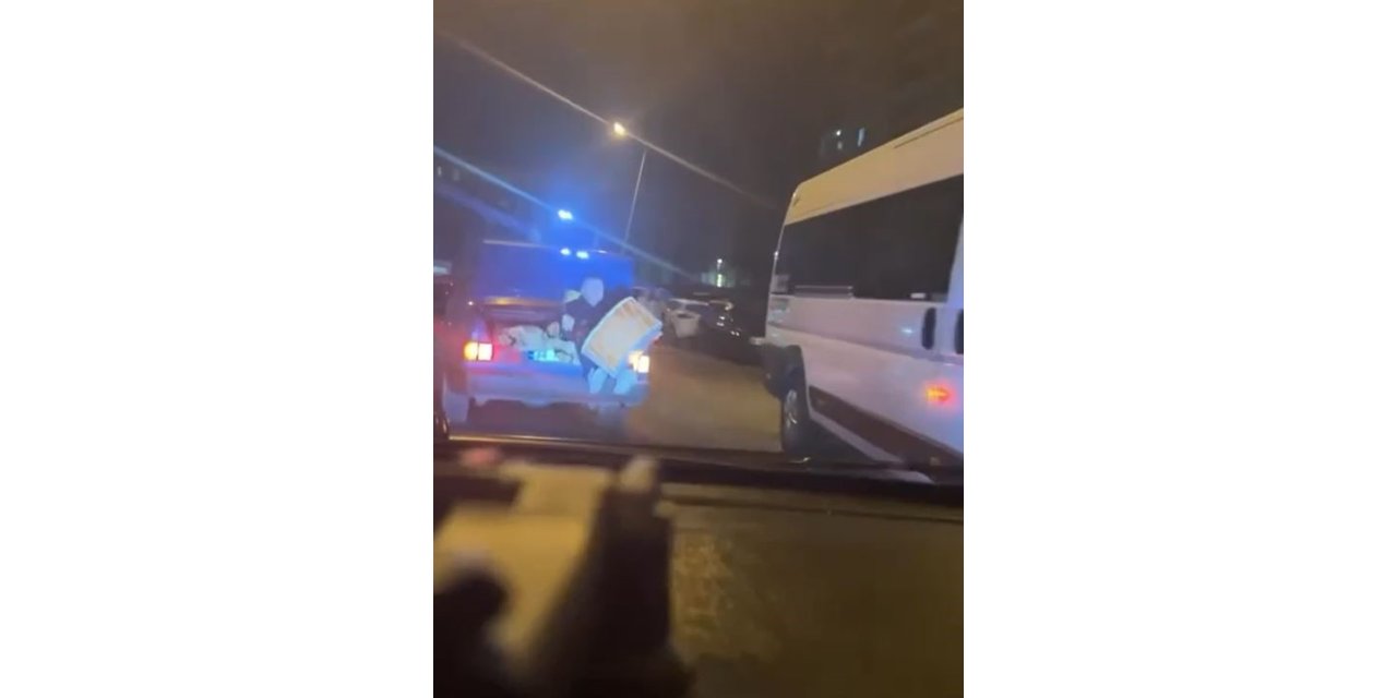 RAMAZAN DAVULCUSU OTOMOBİLİN BAGAJINDA DAVUL ÇALDI: O ANLAR KAMERADA