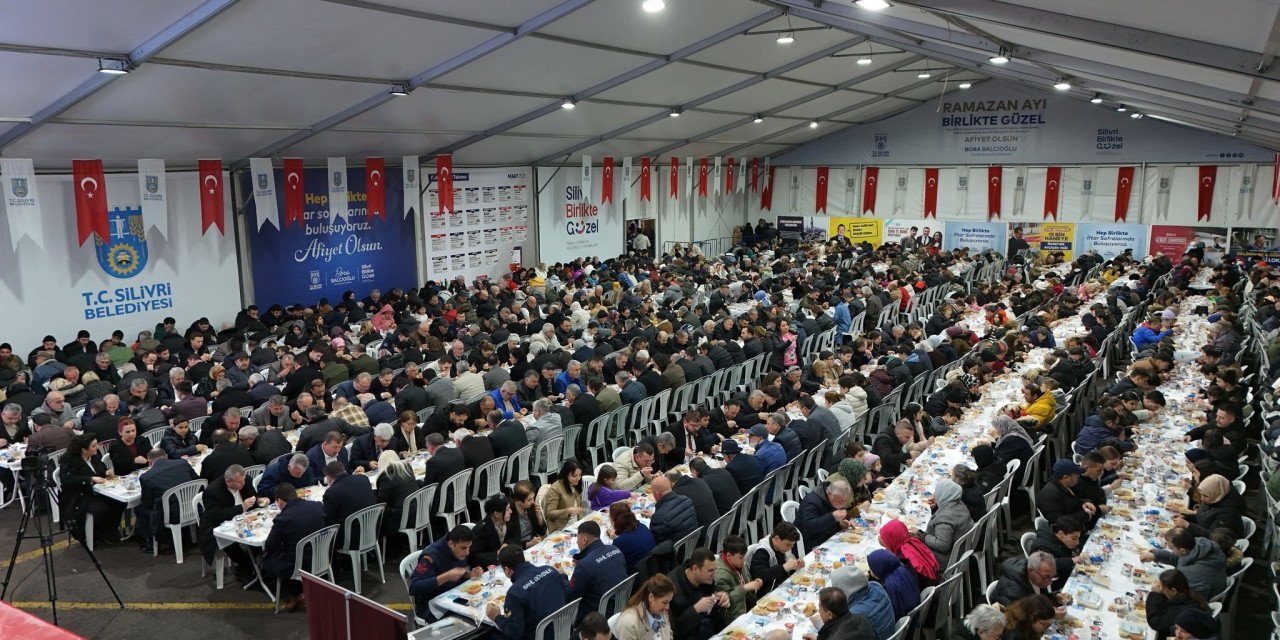 SİLİVRİ BELEDİYESİ’NDEN SİVİL TOPLUM KURULUŞLARI VE YÖRE DERNEKLERİ BAŞKANLARINA İFTAR