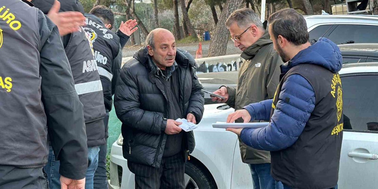 BEŞİKTAŞ’TA VALE DENETİMİ: 7 KİŞİYE PARA CEZASI KESİLDİ