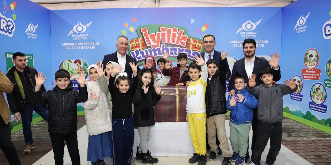 SULTANGAZİLİ ÇOCUKLARIN "İYİLİK KUMBARASI" VAR