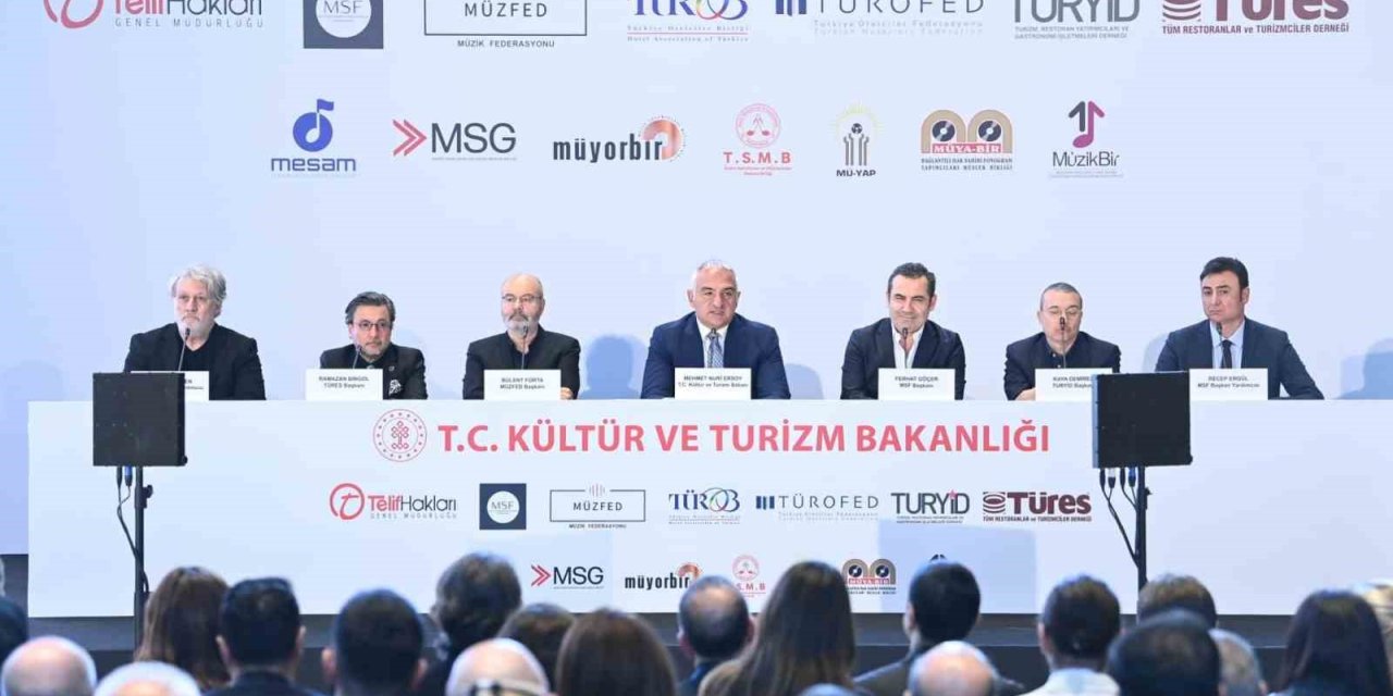 BAKAN ERSOY: "MÜZİK MESLEK BİRLİKLERİNİN TELİF GELİRİ 2 MİLYAR TL’Yİ AŞMIŞ DURUMDA"