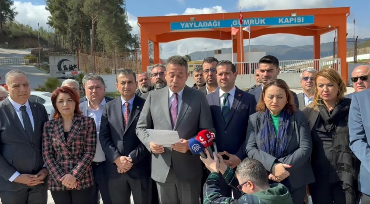 Cumhuriyet Halk Partisi Heyeti Yayladağ'da