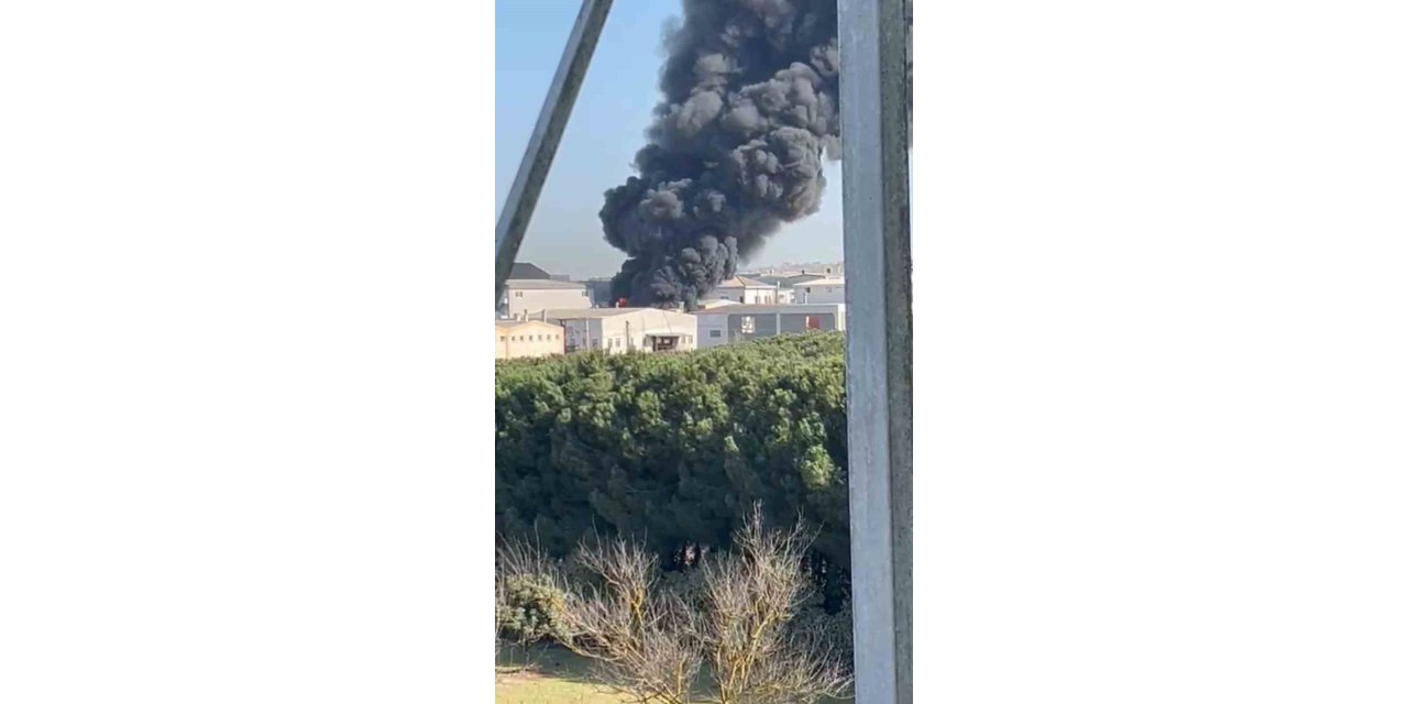 TUZLA DERİ ORGANİZE SANAYİ BÖLGESİ’NDE YANGIN: ALEVLERE MÜDAHALE SÜRÜYOR