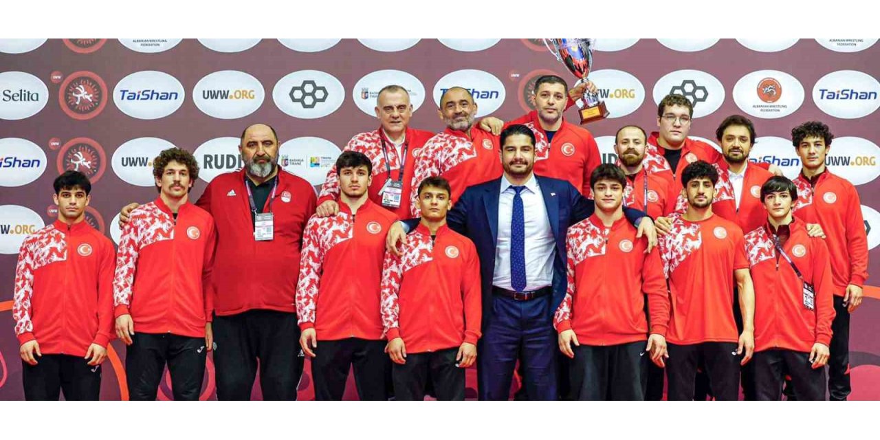 MİLLİLER, U23 AVRUPA GÜREŞ ŞAMPİYONASI’NI 3 KUPAYLA TAMAMLADI