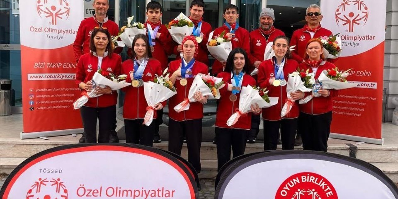 ÖZEL OLİMPİYATLAR TÜRKİYE SPORCULARI YURDA DÖNDÜ