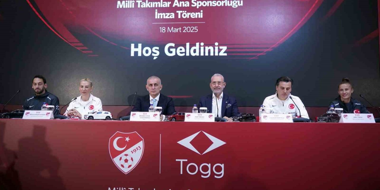 TOGG, MİLLİ TAKIMLAR ANA SPONSORU OLDU