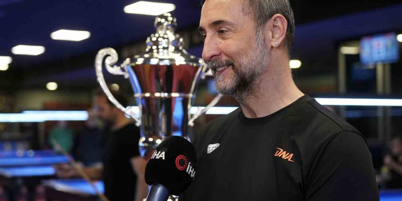 SEMİH SAYGINER: "BİLARDOYA BAŞLAYALI 45 YILI GEÇTİ, HALA DELİ GİBİ ÇALIŞIYORUM"